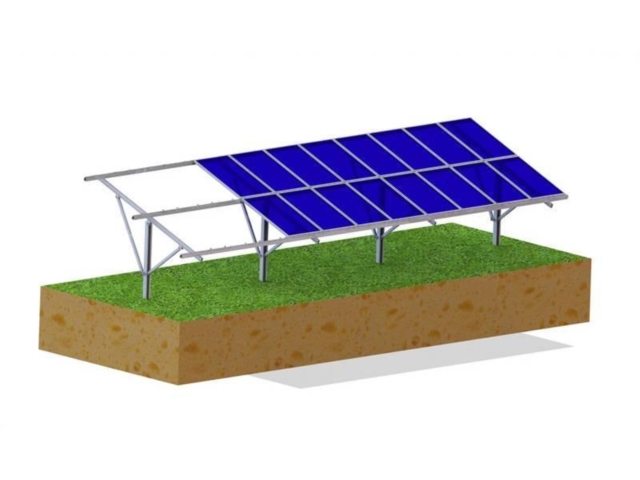 Estruturas de montagem no solo para painéis solares